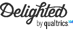 Our Partners - Delighted Logo by qualtrics
