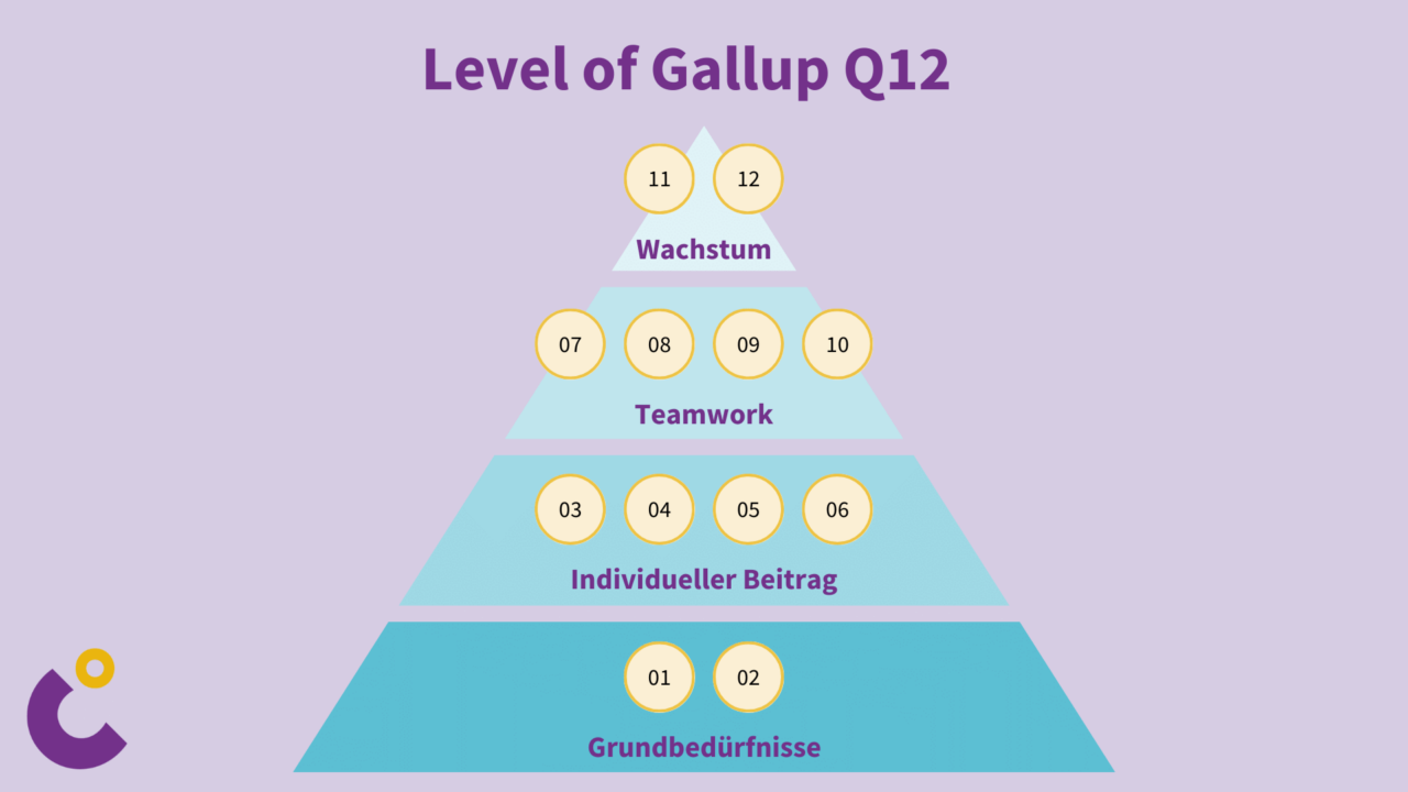 4 Ebenen von Gallups Q12